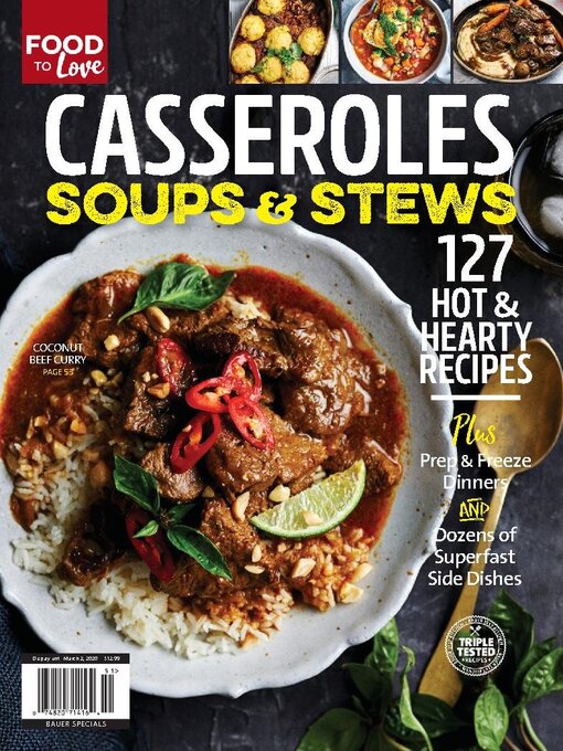Title details for Casseroles, Soups & Stews by A360 Media, LLC - Available
